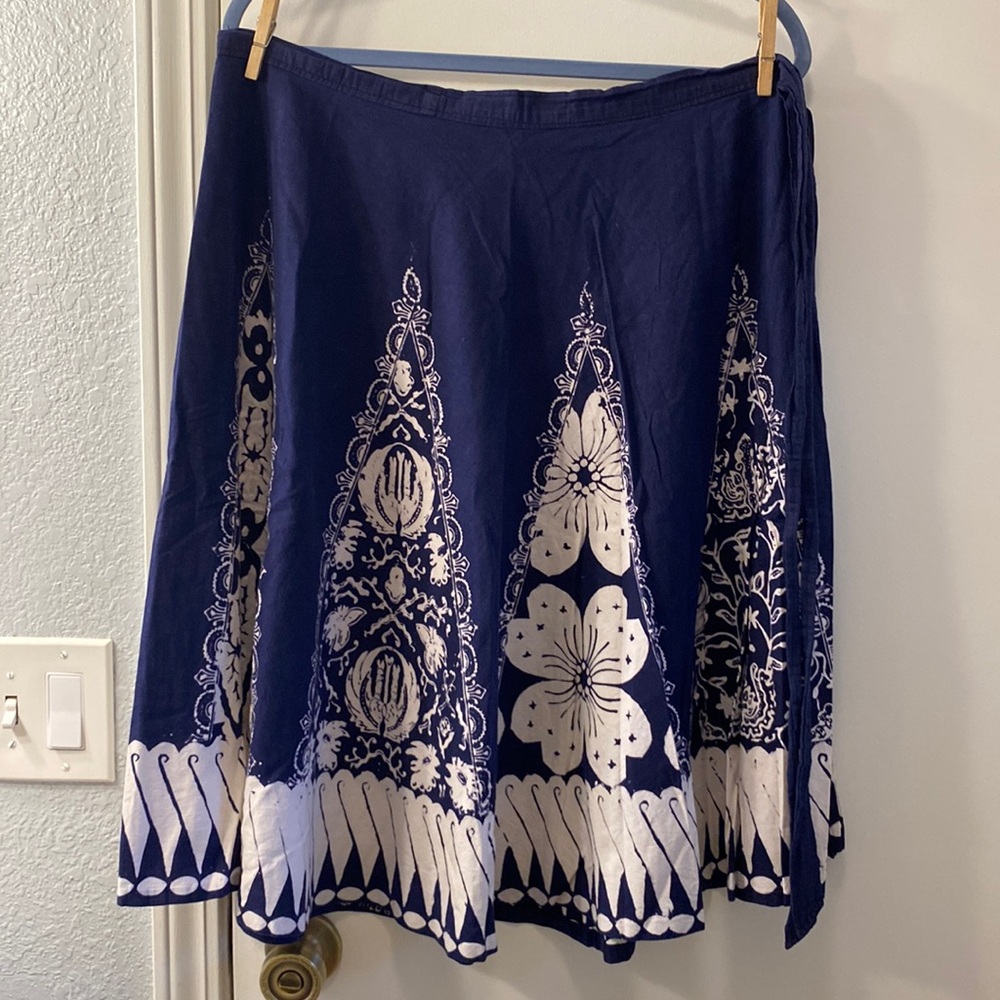Batik Wrap Skirt